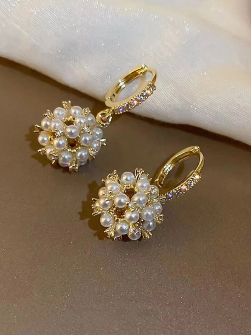 डिस्को पर्ल पार्टी हुप्स