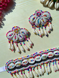 Shell Shringar Multi Beaded Choker Set