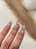 Pink Glam Nail Ring