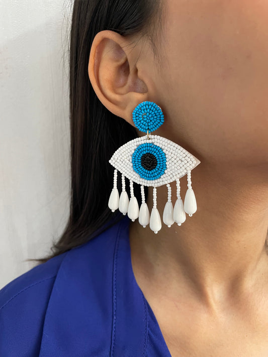 Cute And Caring Evil Eye Earrings