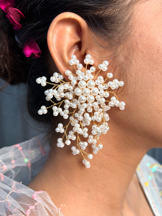 Snowfall Pearl Earrings