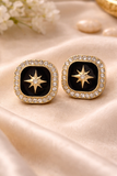 Noir Compass Earrings