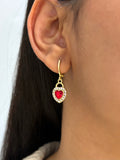 Heartlock Charm Earrings