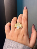 Pearl Sunflare Ring