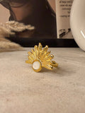 Pearl Sunflare Ring