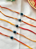 Set Of 5 Evil Eye Rakhi Combo