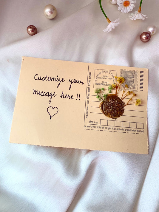 Handwritten Vintage Postcard