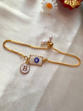 Initial Rakhi Bracelet