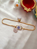 Initial Rakhi Bracelet