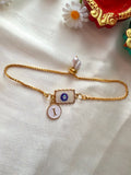 Initial Rakhi Bracelet
