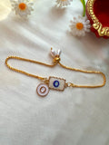 Initial Rakhi Bracelet