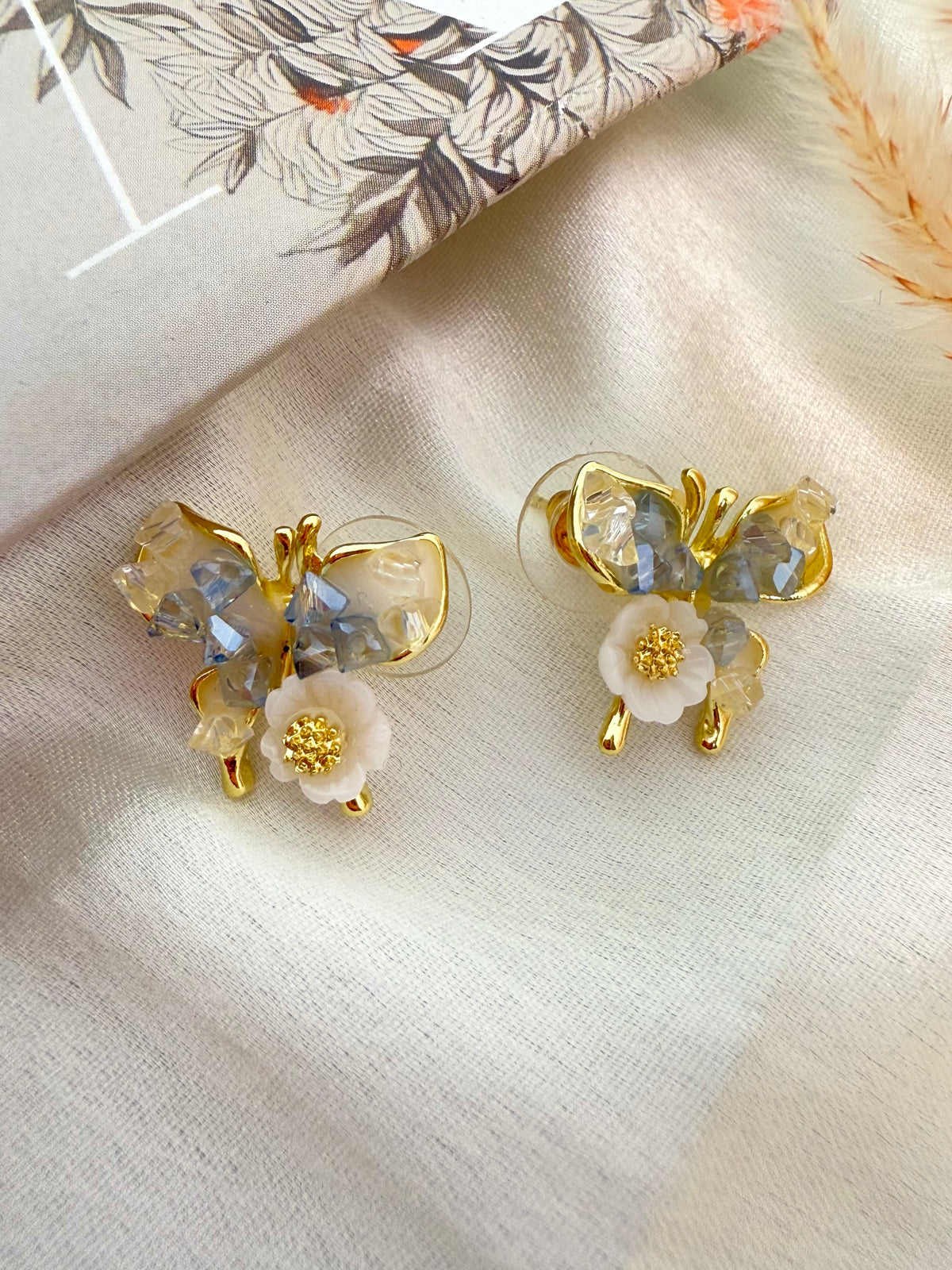 Golden Flutter Earrings