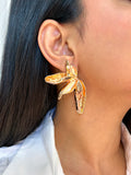 Golden Flux Earrings