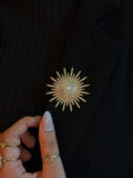 Solara Pearl Burst Brooch