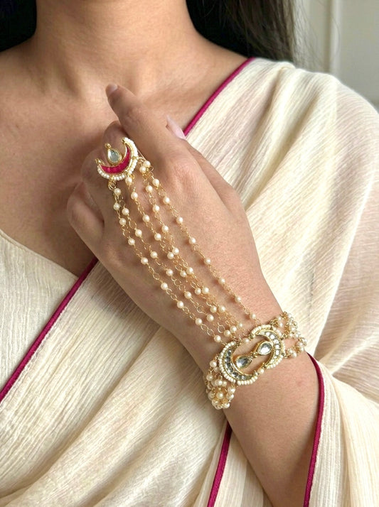Chandni Pearl Haathphool