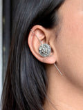 Zoravar Lion Oxidised Earcuff