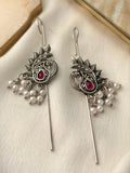 Morika Pearl Oxidised Earcuff
