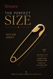 Safety Pin Hair Clip