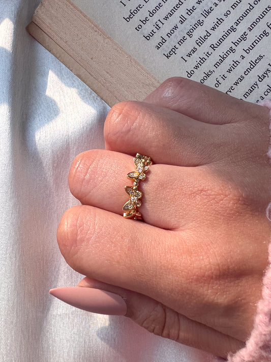 Butterfly Kiss Ring