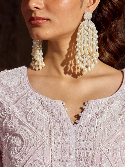 Pearl Waterfall Earrings