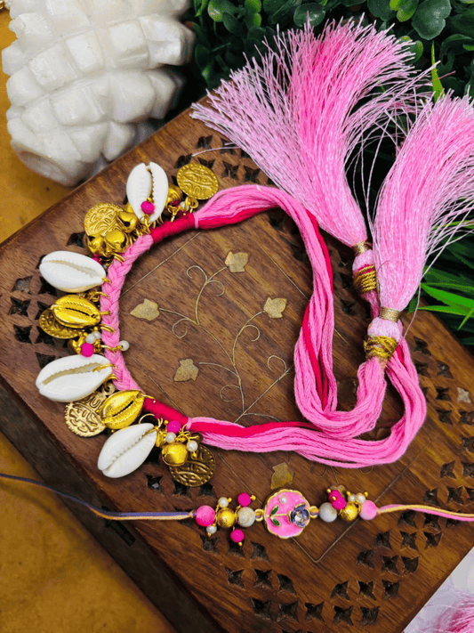 Boho Blossom Bhaiya Bhabhi Rakhi Combo
