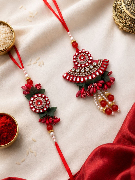 Kumkum Bandhan Bhaiya Bhabhi Rakhi Combo
