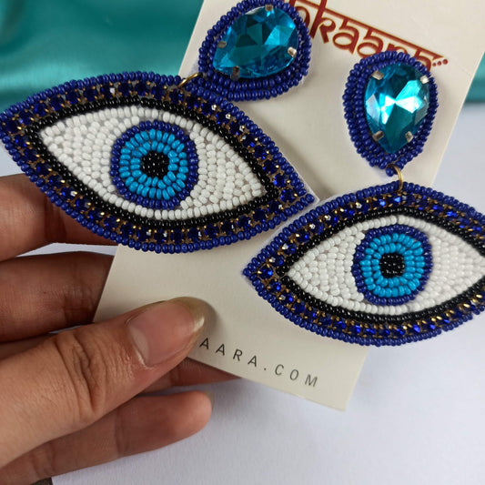 Good Luck Evil Eye Earrings