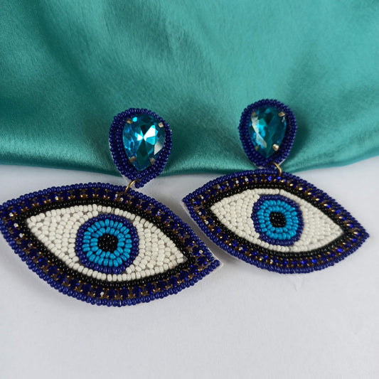 Good Luck Evil Eye Earrings