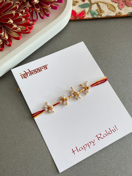 Pearl Thread Rakhi