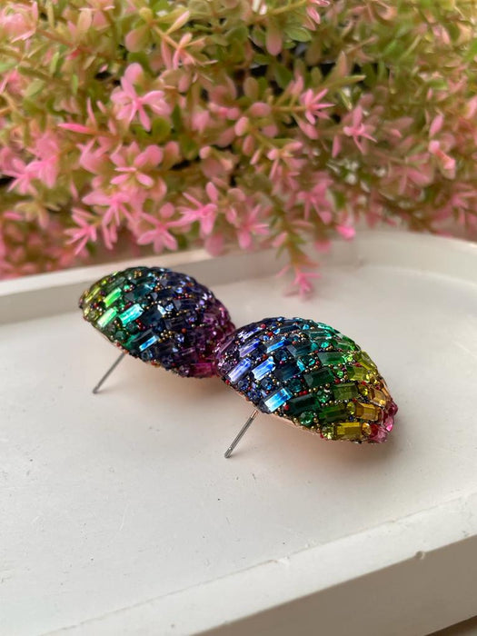 Acrylic Glitter Rainbow Dangle Earrings – Reverie Goods & Gifts
