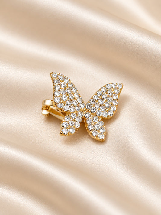 Butterfly Crystal Earcuff