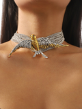 Fly Away Diamond Choker Necklace