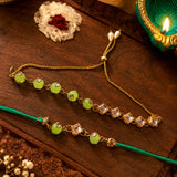 Mint Khundan Bhaiya Bhabhi Rakhi Combo
