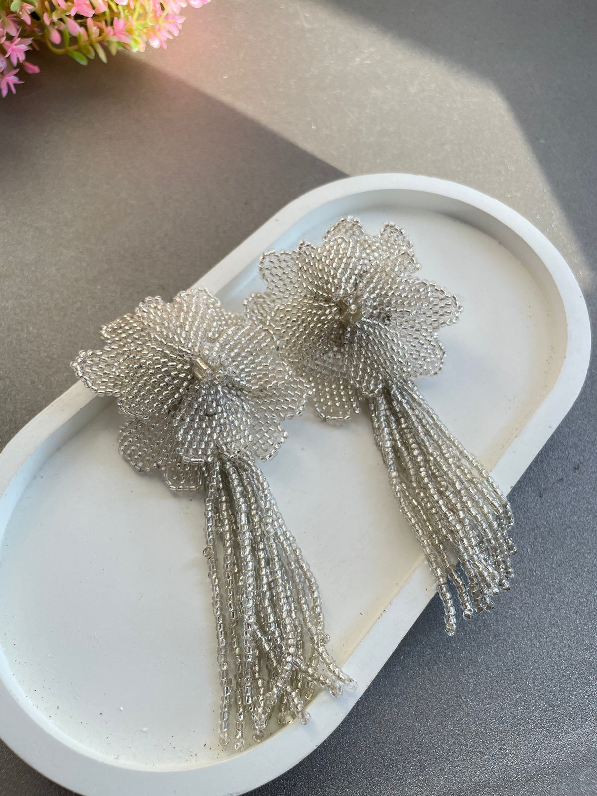 Beaded Bloom Earrings