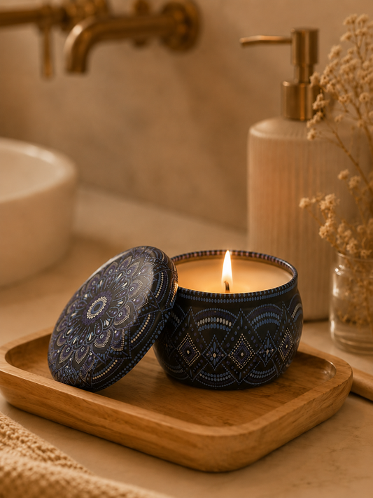 Mandala Glow Candle
