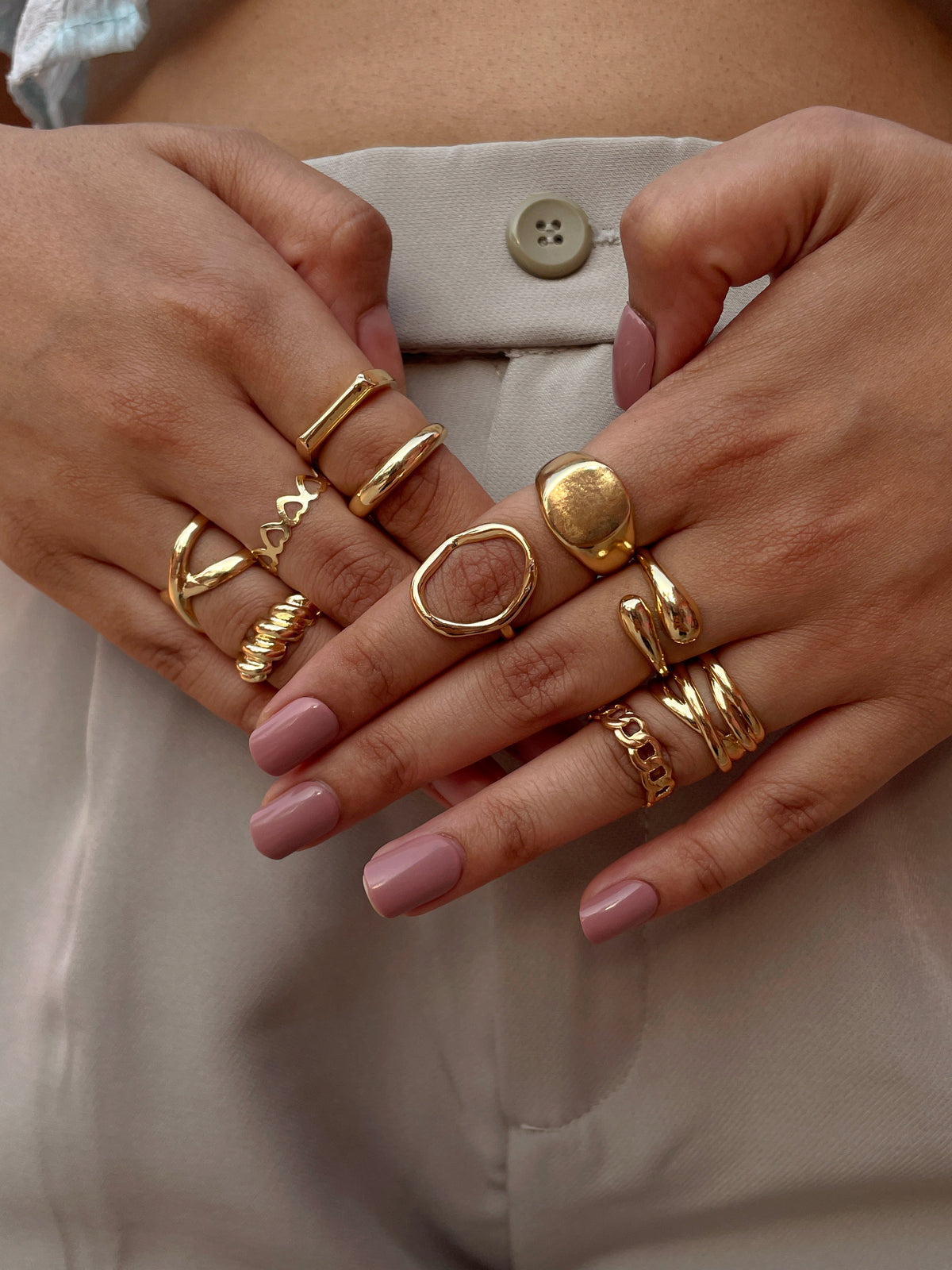 Fashion Forward Rings Stack