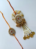 Ghungroo Grace Bhaiya Bhabhi Rakhi Combo