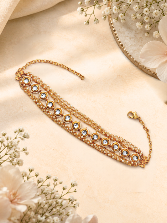 Royal Pearl Kundan Necklace