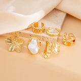 Floral Crown Rings Stack