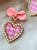 Bow-tiful Heart Earrings