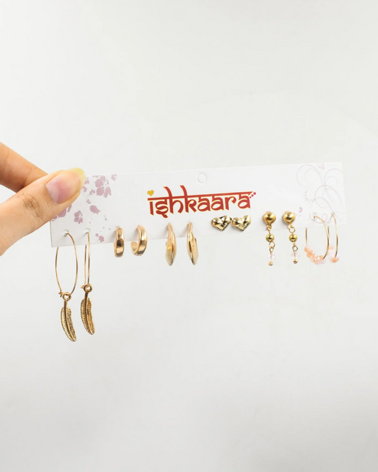 Blush Bloom Earrings Combo