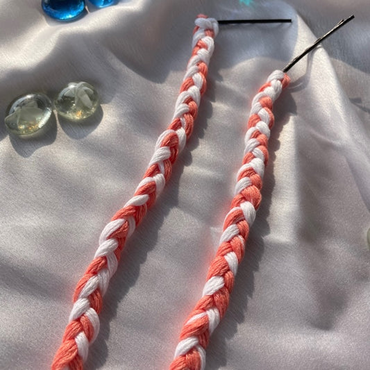 Hazel Hair Strands Peach