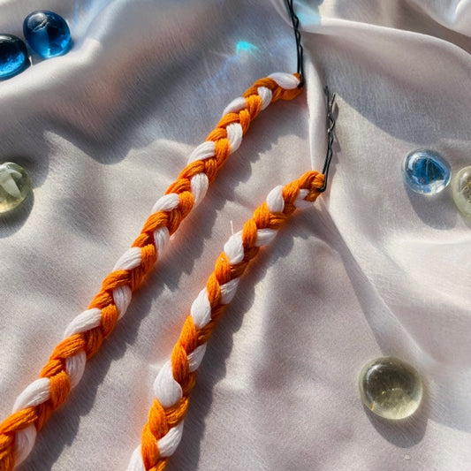 Hazel Hair Strands Orange