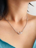 Silver Solitaire Bird Chain