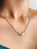 Silver Solitaire Bird Chain