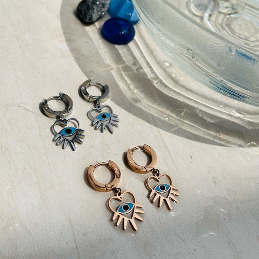 Edgy Evil Eye Huggies