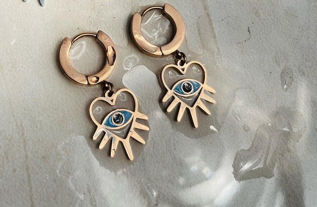 Edgy Evil Eye Huggies